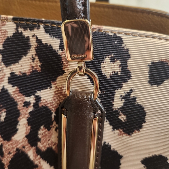 Coach Madison Kimberly Carryall in Ocelot Print - Picture 7 of 14